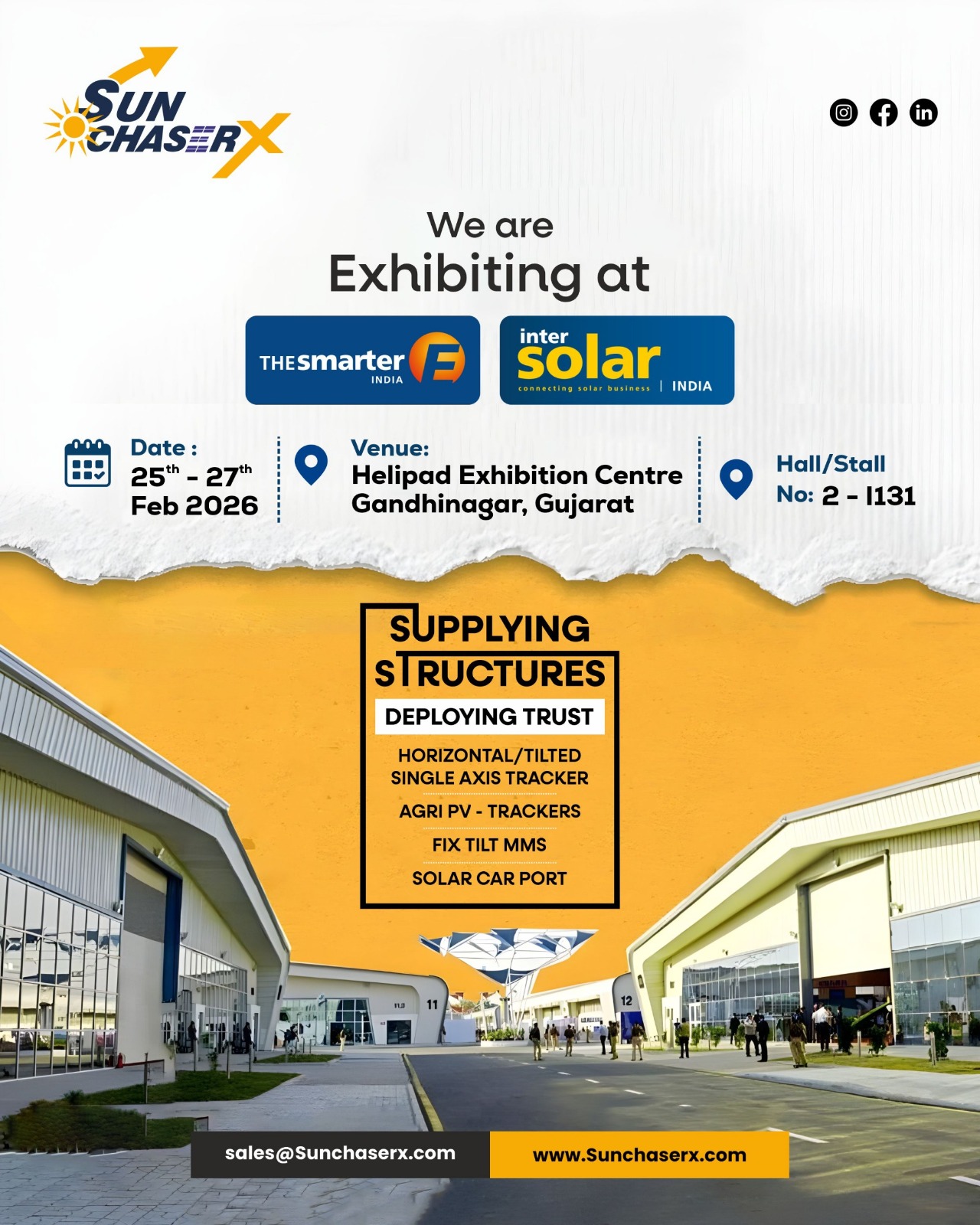 We’re Exhibiting at Intersolar India 2026